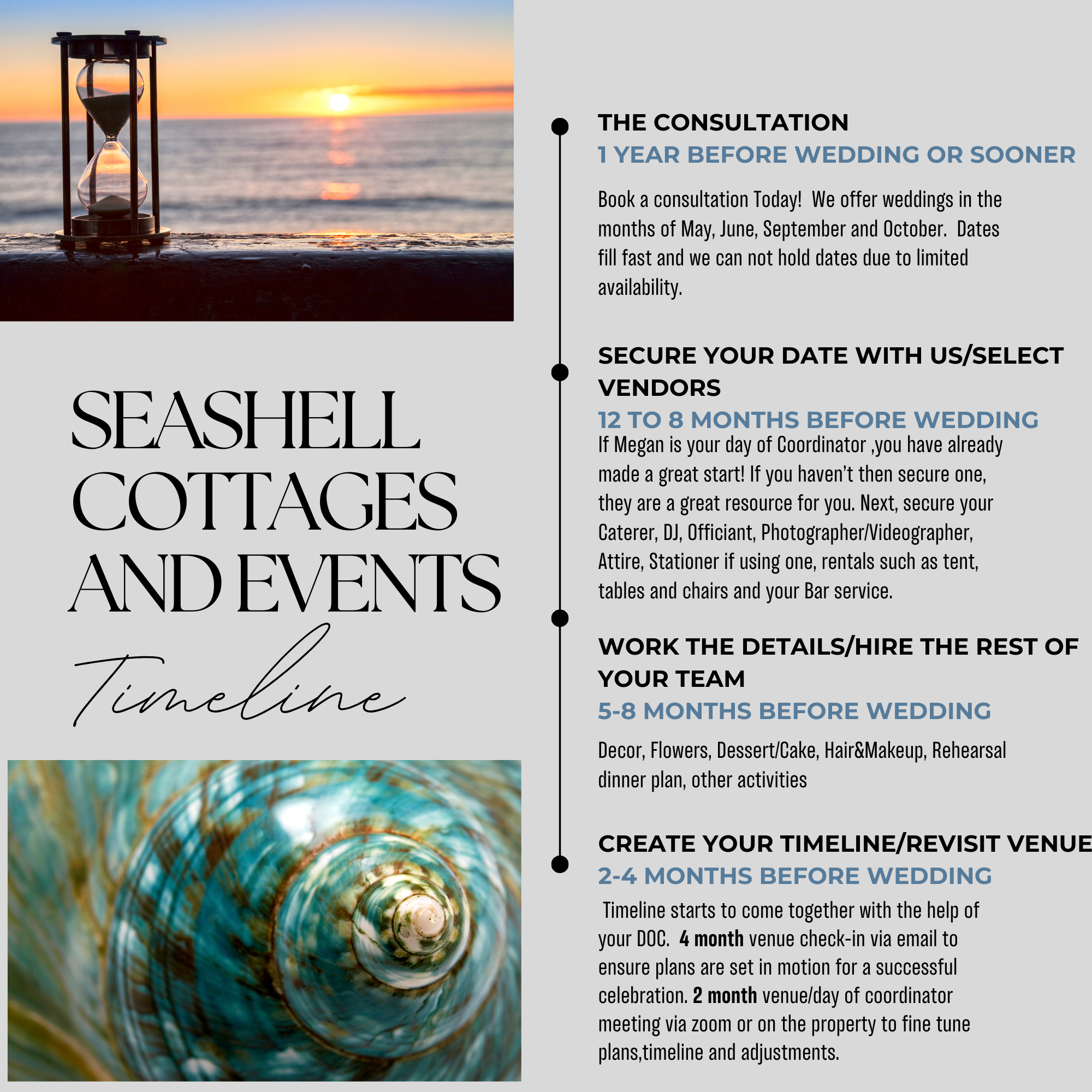 Seashell Cottages and Events